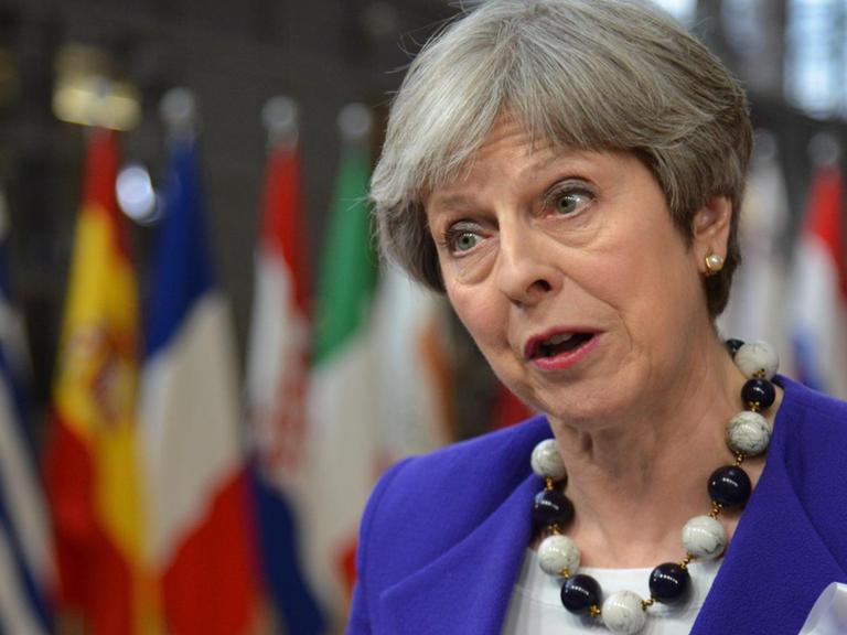 Großbritanniens Premierministerin Theresa May auf dem EU-Gipfel in Brüssel