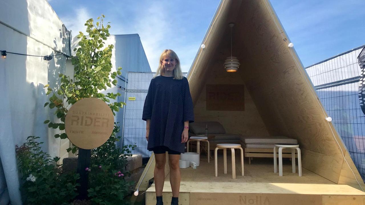 Susanna Hulkonen, Pressesprecherin des Flow-Festivals in Helsinki.