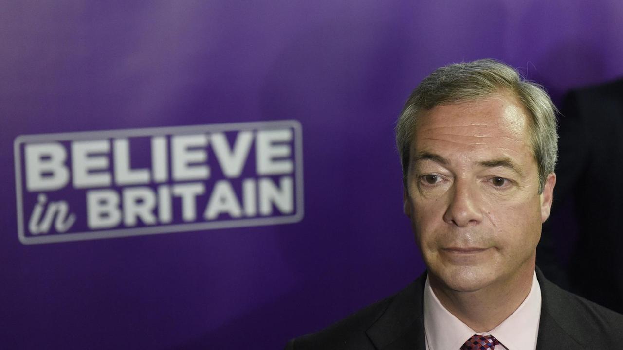 UKIP-Chef Nigel Farage setzte sich für den Brexit ein.