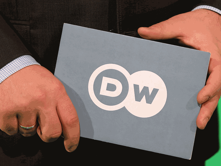 Das Logo des Auslandssenders Deutsche Welle