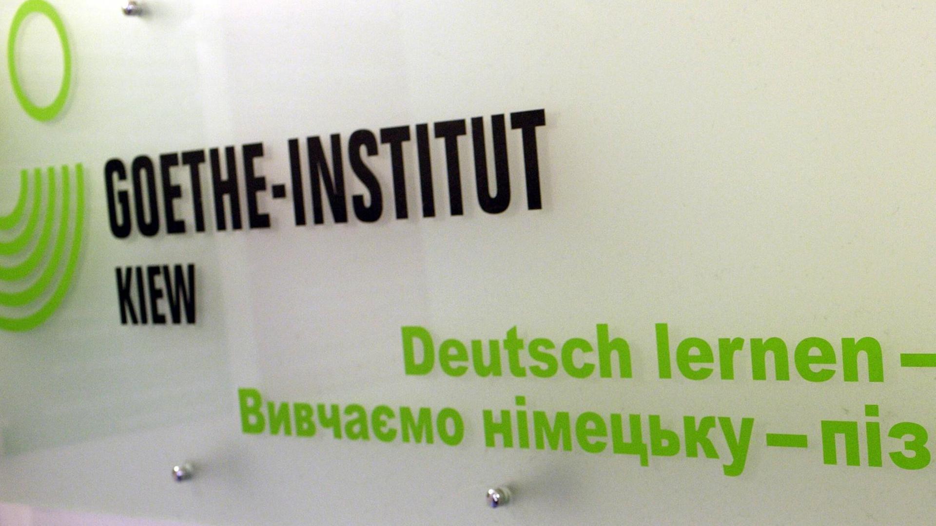Das Goethe-Institut in Kiew in der Ukraine