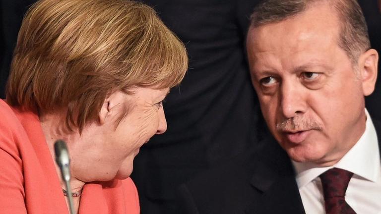 Angela Merkel und Recep Tayyip Erdogan am 23. May in Istanbul