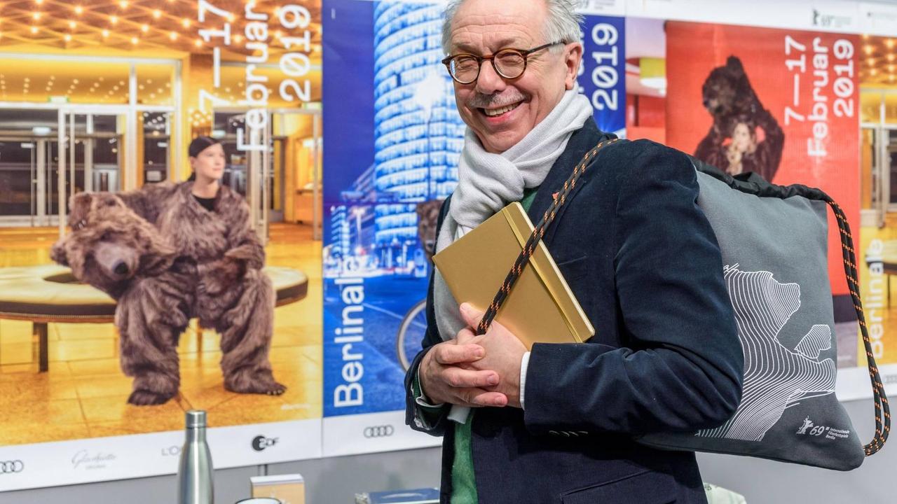 Letzte Runde für den Chef: Dieter Kosslick bei der Pressekonferenz der Berlinale