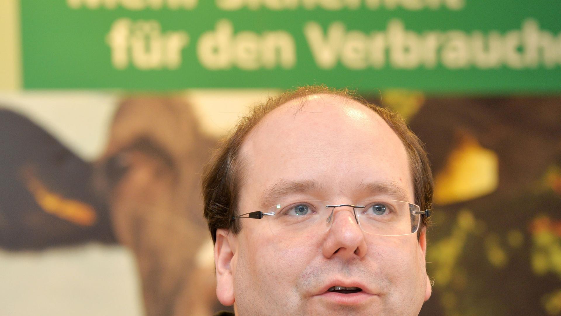 Niedersachsens Agrarminister Christian Meyer (Grüne)