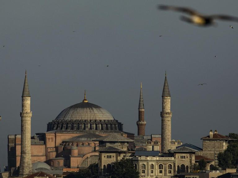 Blick auf die Hagia Sophia in Istanbul im August 2020.