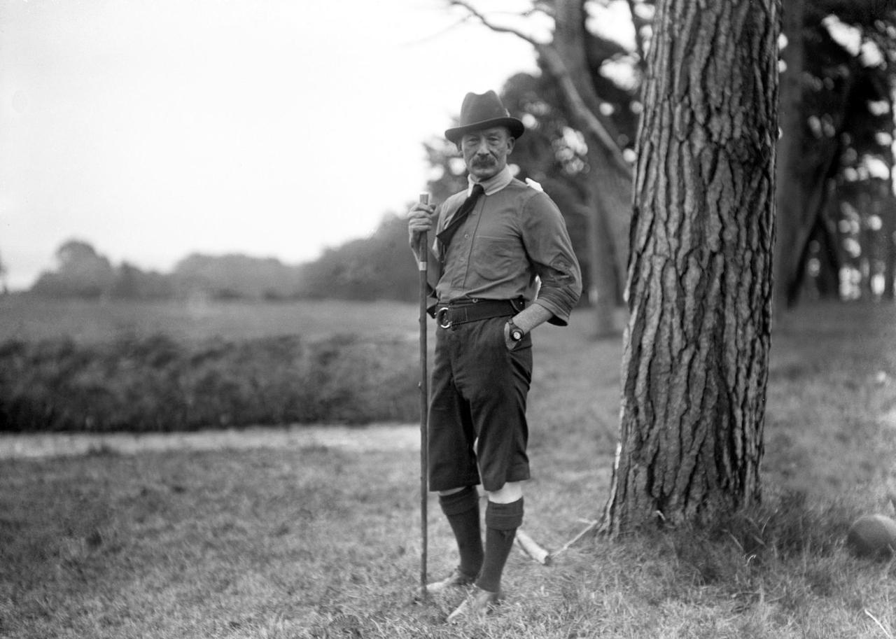 Der Gründer der Pfadfinder, Robert Baden-Powell, im Jahr 1909.