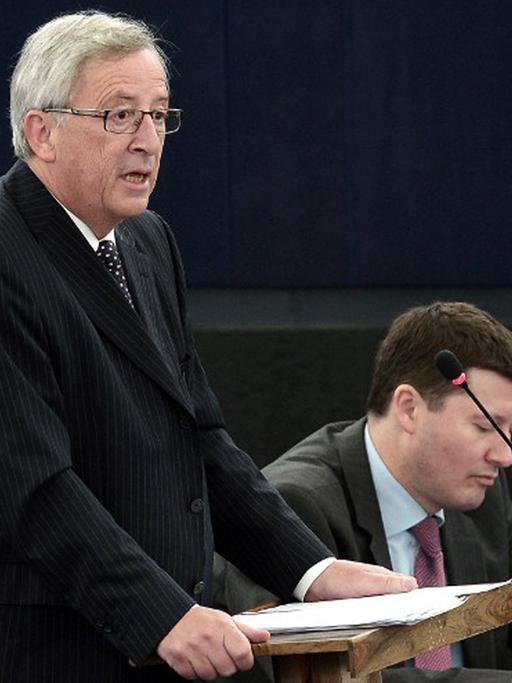 Jean-Claude Juncker im Europaparlament