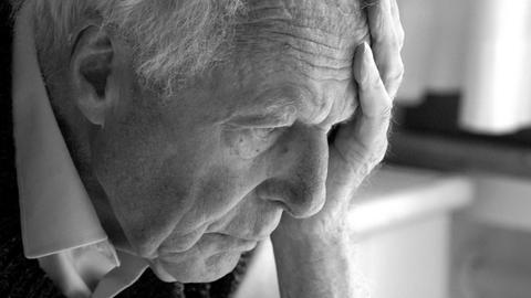 Porträt des Architekten Gottfried Böhm im Alter von 95 Jahren.