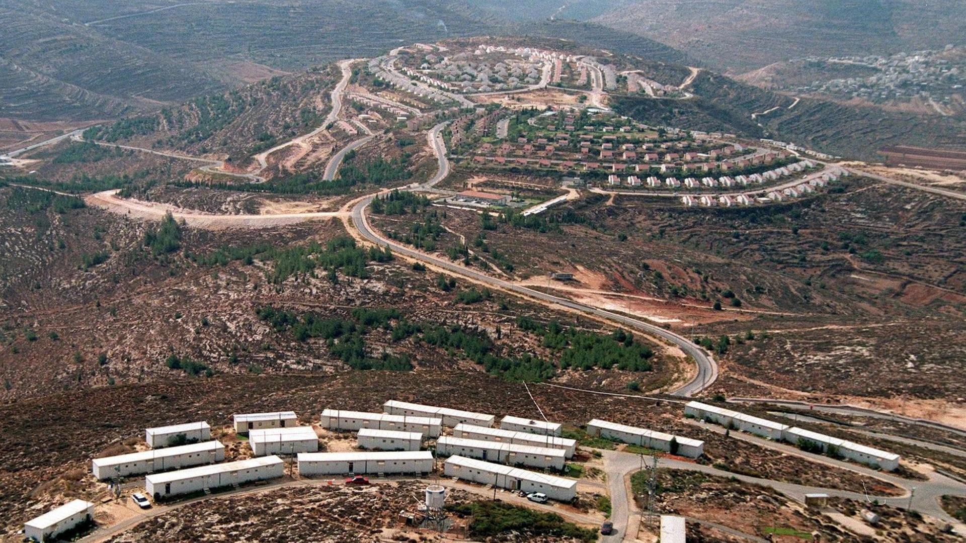 Die Siedlung Eli im Westjordanland.