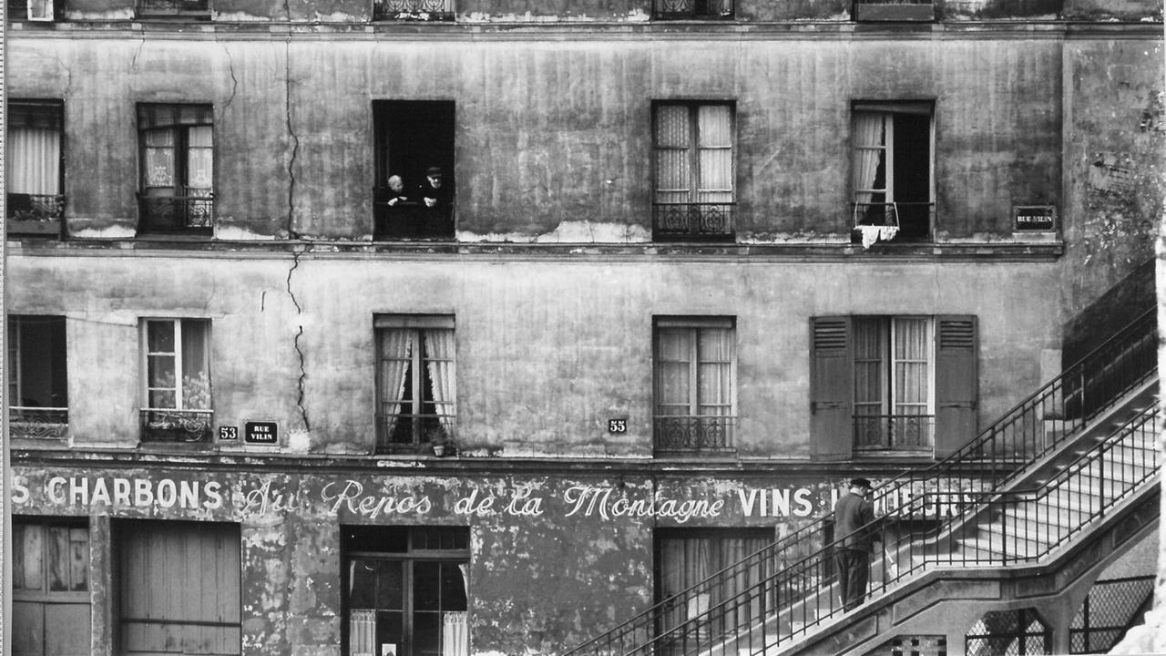 Georg Stefan Troller, Hotel an der Place Contrescarpe, frühe 1950er-Jahre.
