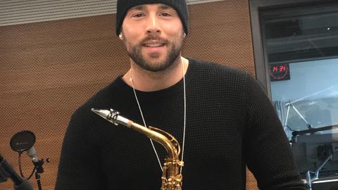 Der Saxophonist Max Merseny