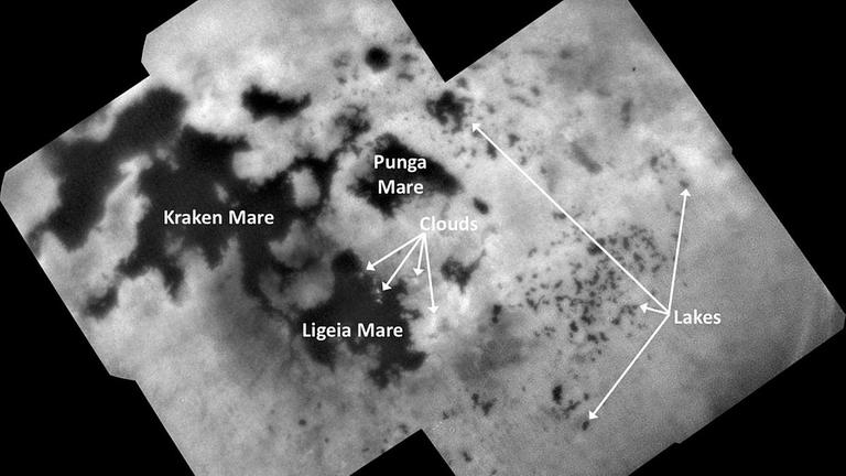 Die kleineren Methan-Seen auf dem Saturnmond Titan sind tiefer als angenommen