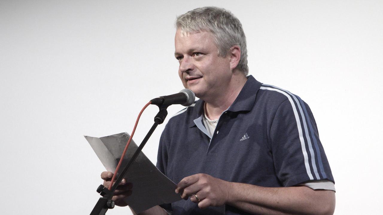 Ulf Stolterfoht 2012 in der Berliner Literaturwerkstatt.