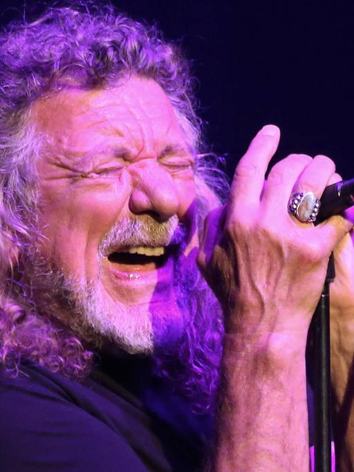 Sänger Robert Plant in Paris