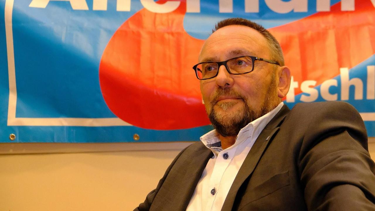 Das Foto zeigt den Bremer AfD-Landeschef Frank Magnitz.