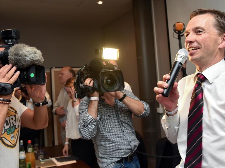 Bernd Lucke spricht am 19.07.2015 über die neue Partei ALFA