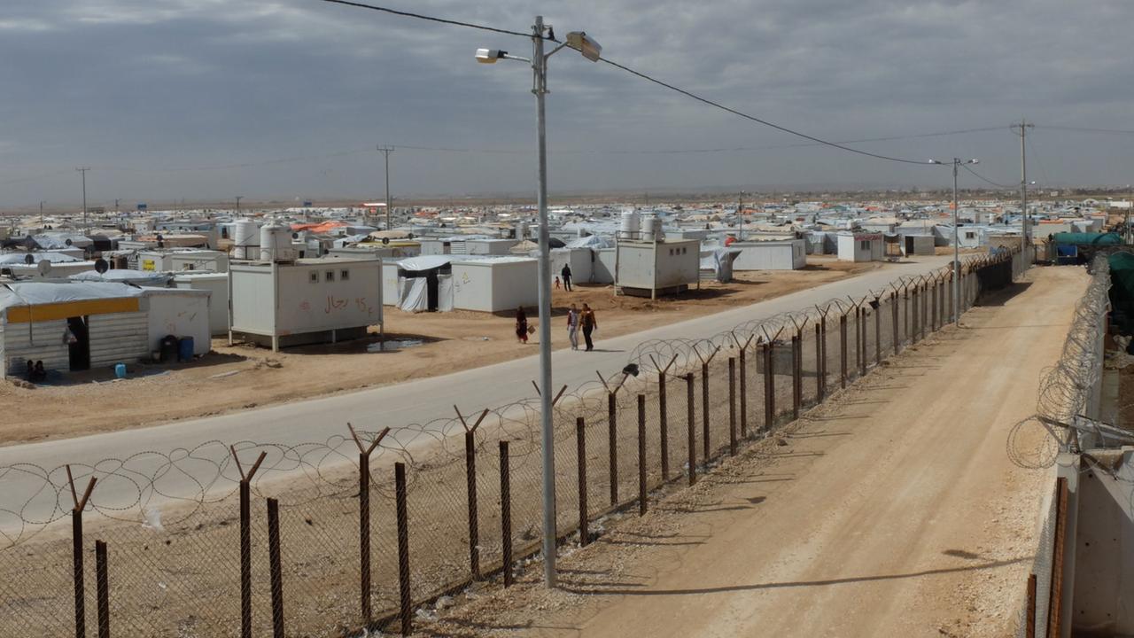 Zaatari Flüchtlingscamp in Jordanien