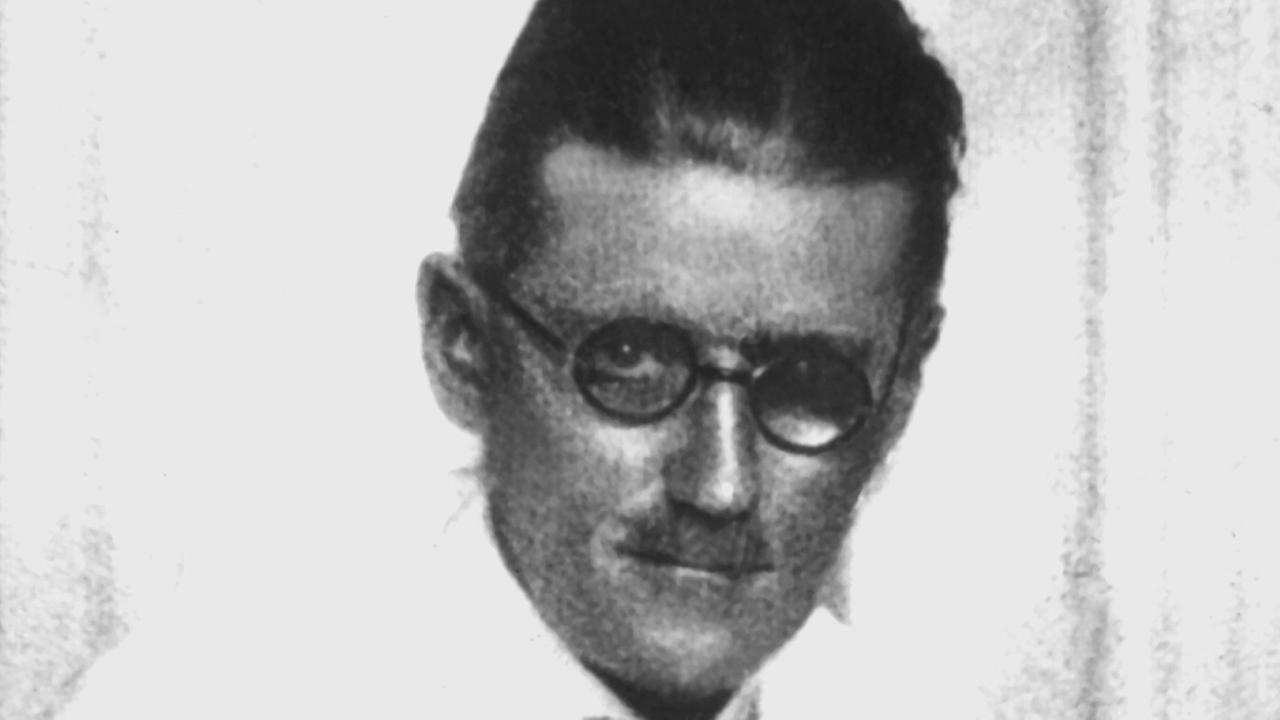 Der irische Schriftsteller James Joyce in einer zeitgenössischen Aufnahme.