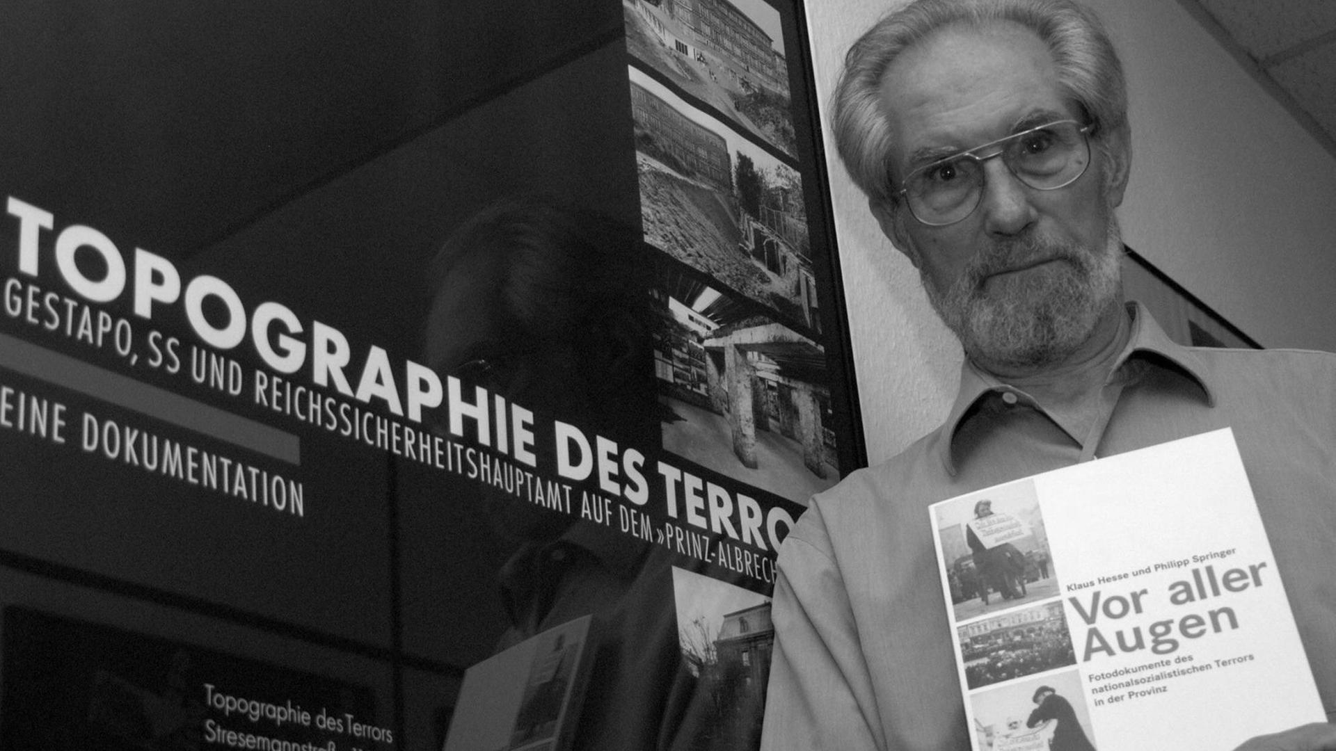 Der Historiker Reinhard Rürup war der erste Leiter der Gedenkstätte "Topographie des Terrors" in Berlin