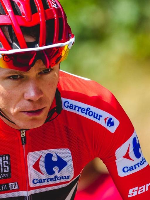 Radprofi Chris Froome während der Vuelta