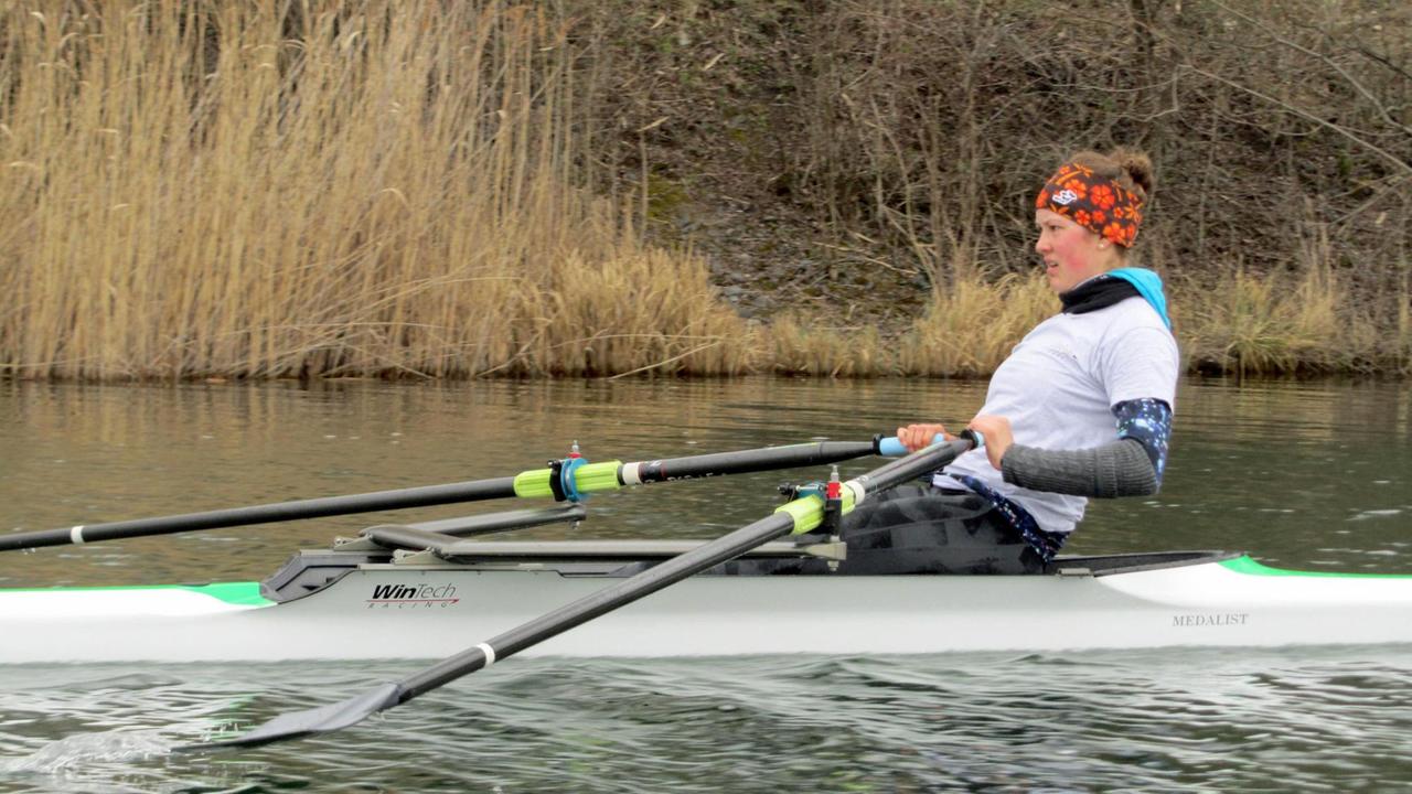 Gerade mal drei Frauen lassen sich derzeit bei Row4Tokyo zu Ruderinnen ausbilden: Anna Weiße ist eine von ihnen.