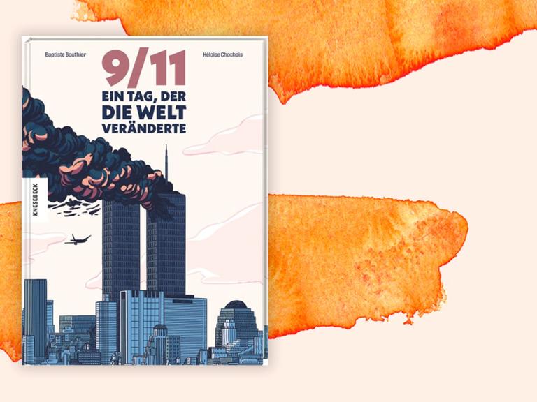 Cover des Buchs "9/11. Ein Tag, der die Welt veränderte" auf orangem Hintergrund