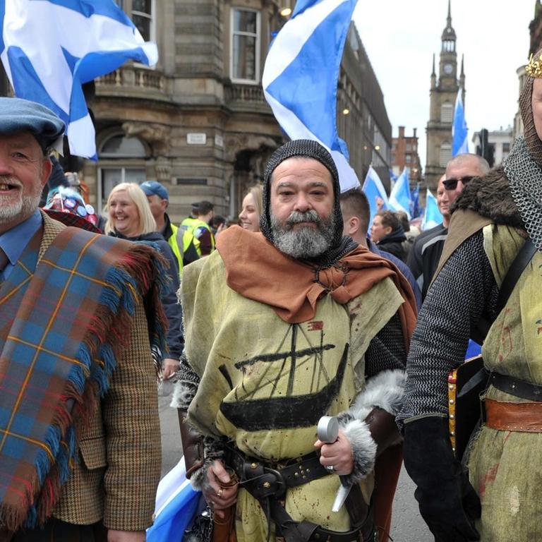 Befürworter der schottischen Unabhängigkeit