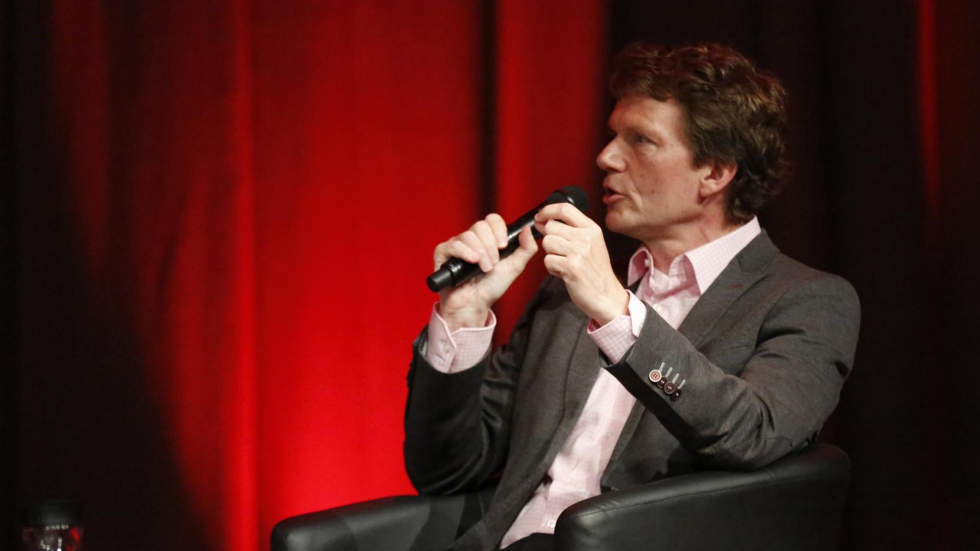 Hartmut Rosa, Soziologe, beim 35. Evangelischen Kirchentag im Jahr 2015
