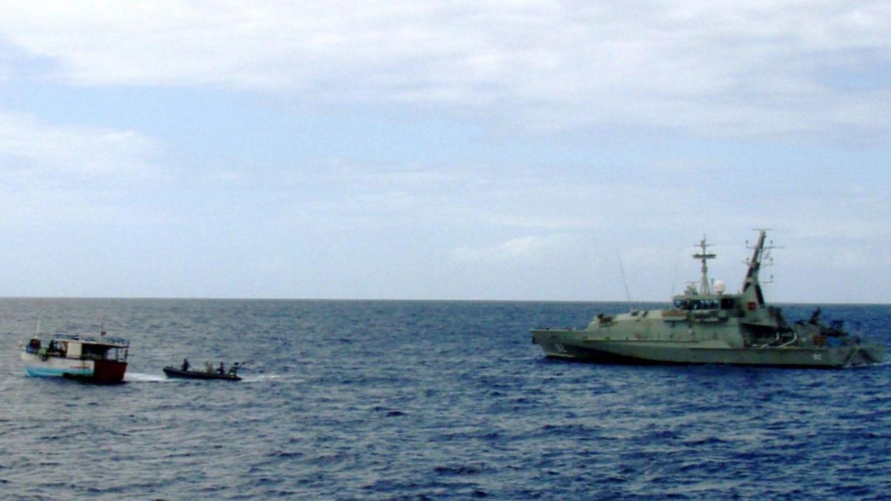 Bootsflüchtlinge aus Sri Lanka vor Australien (Archivbild 2009)
