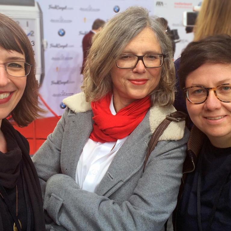 Unsere Kino-Experten beim Deutschen Filmpreis 2017 auf dem Roten Teppich: Susanne Burg, Anke Leweke, Anna Wollner.