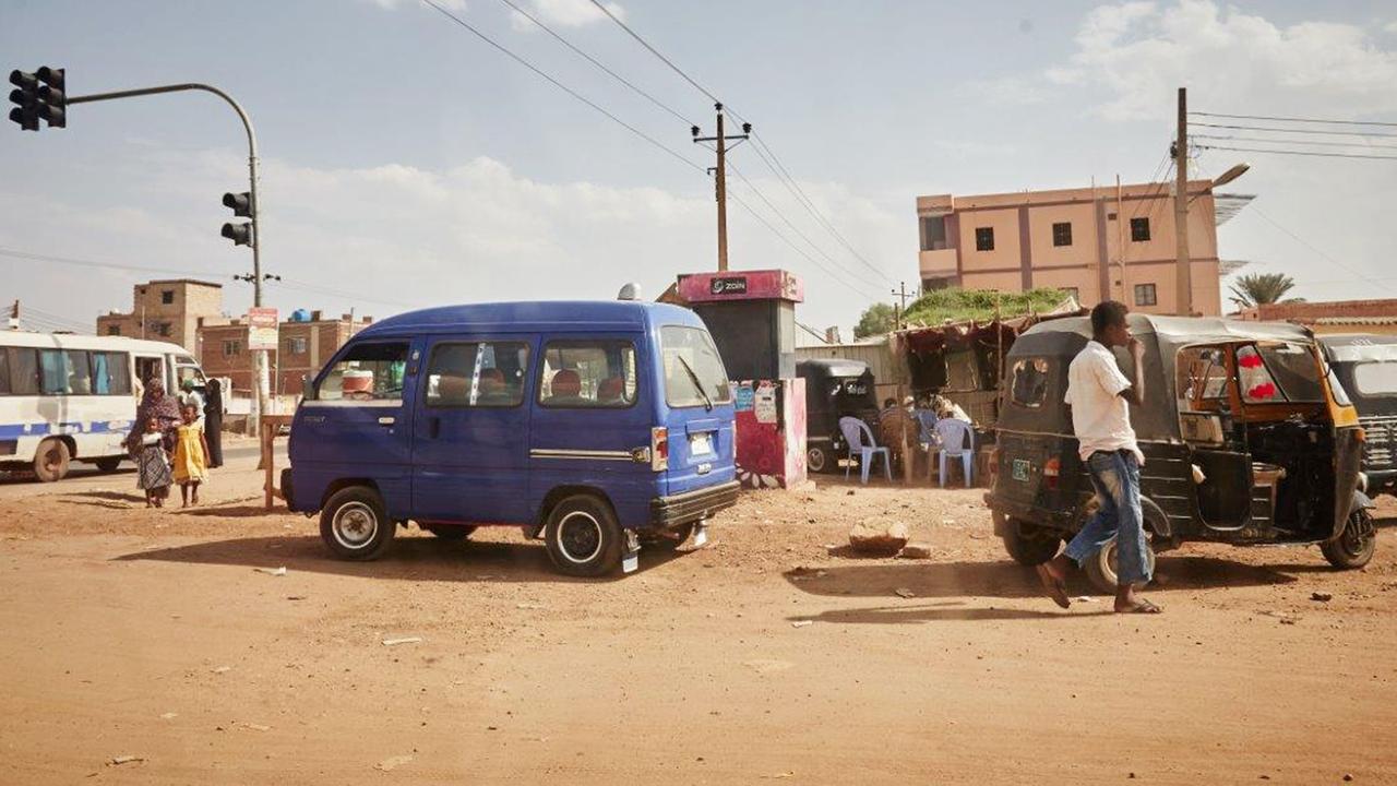 Straßenszene in Khartum