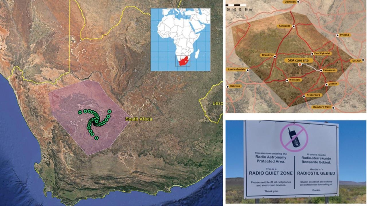 Das Karoo Astronomy Advantage Area soll für wenig Störsignale im Radiobereich sorgen – am Boden klappt das ganz gut, am Himmel weniger