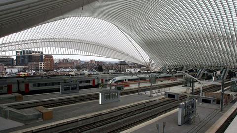 Der neue Bahnhof Guillemins in Lüttich
