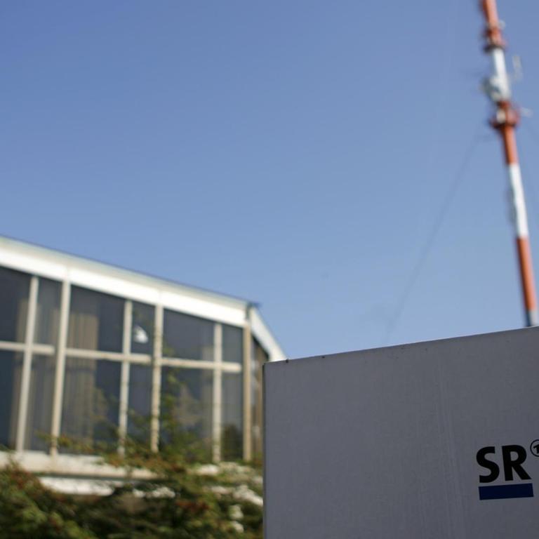 Das Funkhaus des Saarländischen Rundfunks (SR) auf dem Halberg in Saarbrücken