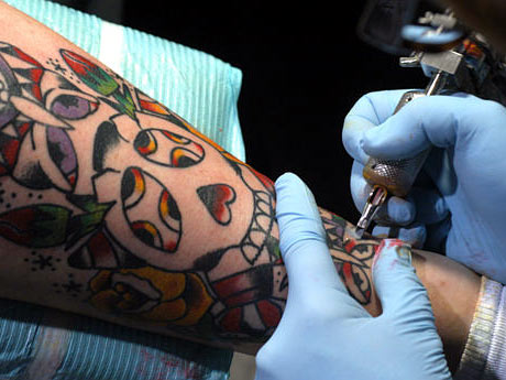 Im Tattoo-Studio Im Tattoo-Studio