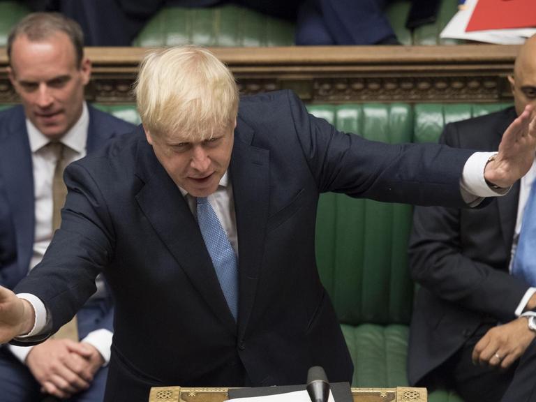 Der britische Premierminister Boris Johnson im Unterhaus