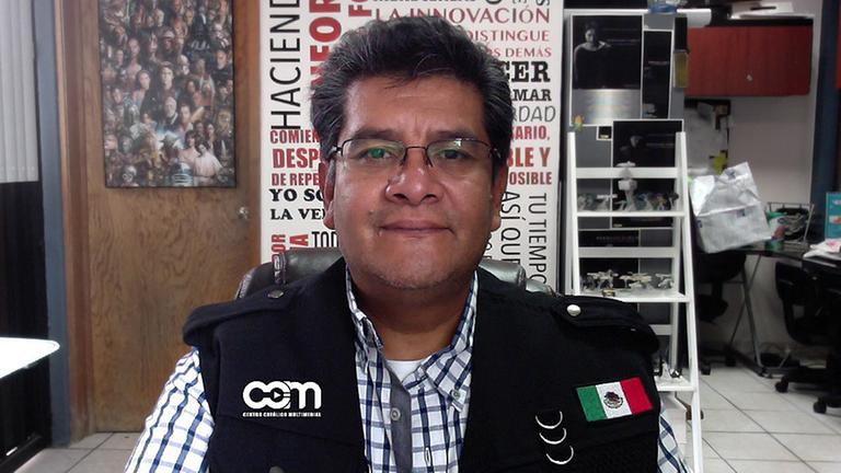 Der Pfarrer und Journalist Omar Sotelo Aguilar, Leiter des Katholischen Multimedia Zentrums (CCM) in Mexiko-Stadt