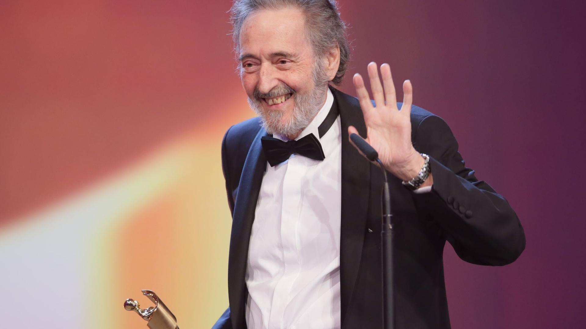 Helmut Dietl mit der "Lola" Helmut Dietl mit der "Lola"