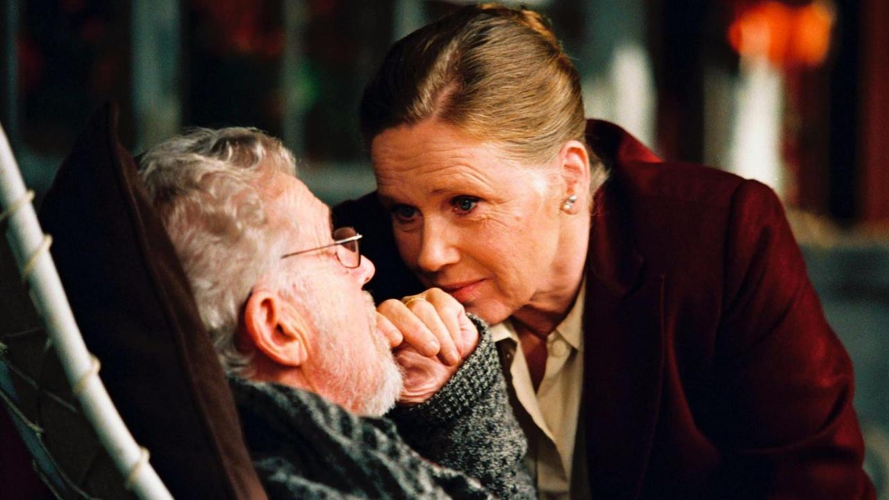 Die Schauspieler Erland Josephson und Liv Ullmann, 2003, in Ingmar Bergmans letztem Film, "Saraband".