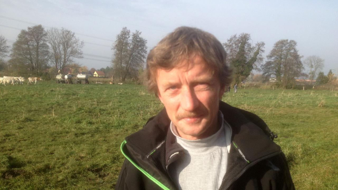 Der Brandenburger Landwirt Frank Michelchen