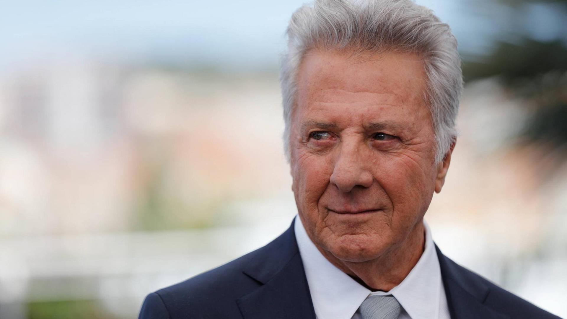 Portraifoto von Dustin Hoffman, aufgenommen beim Filmfestival in Cannes 2017.