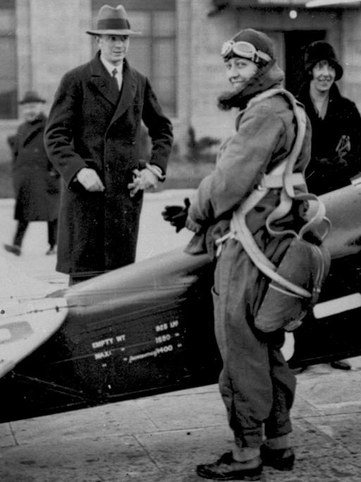 Ein undatiertes Foto der britischen Pilotin Amy Johnson (1903 - 1941).