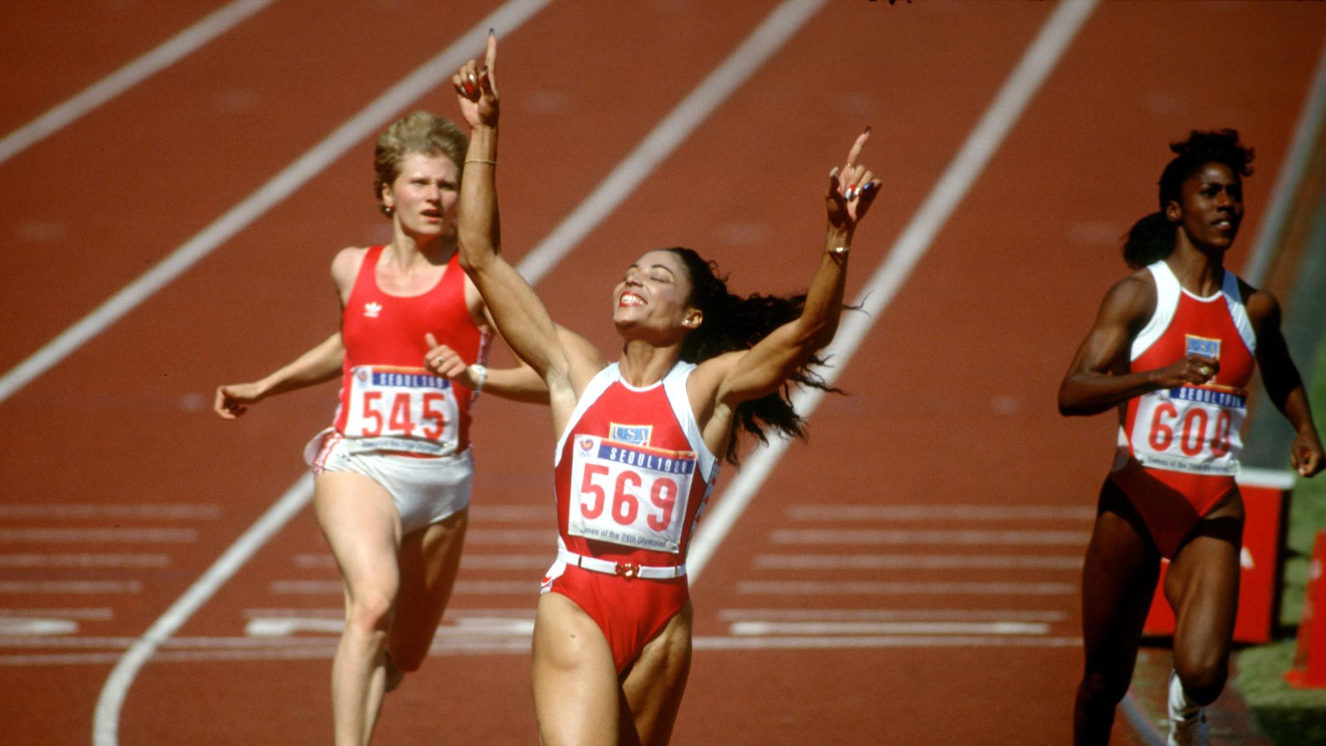 Florence Griffith, US-Sprinterin, Olympiade Seoul 1988