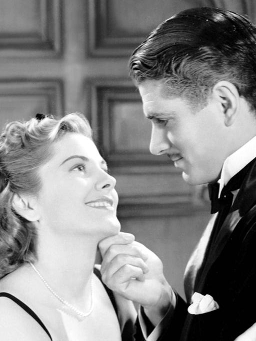 Laurence Olivier und Joan Fontaine in Hitchcocks "Rebecca".