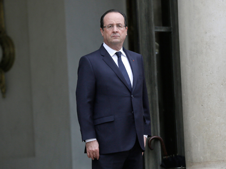 Präsident Hollande ist in Umfragen sehr unbeliebt.