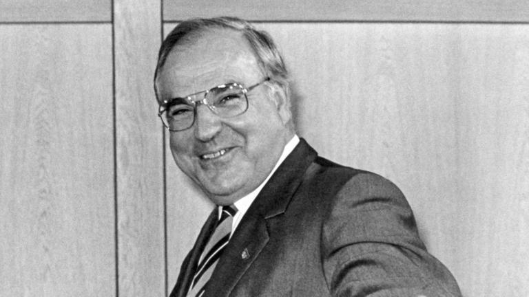 Bundeskanzler Helmut Kohl, aufgenommen 1983