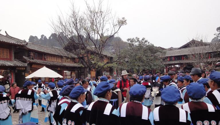 NAXI-Frauen in Lijiang 2010