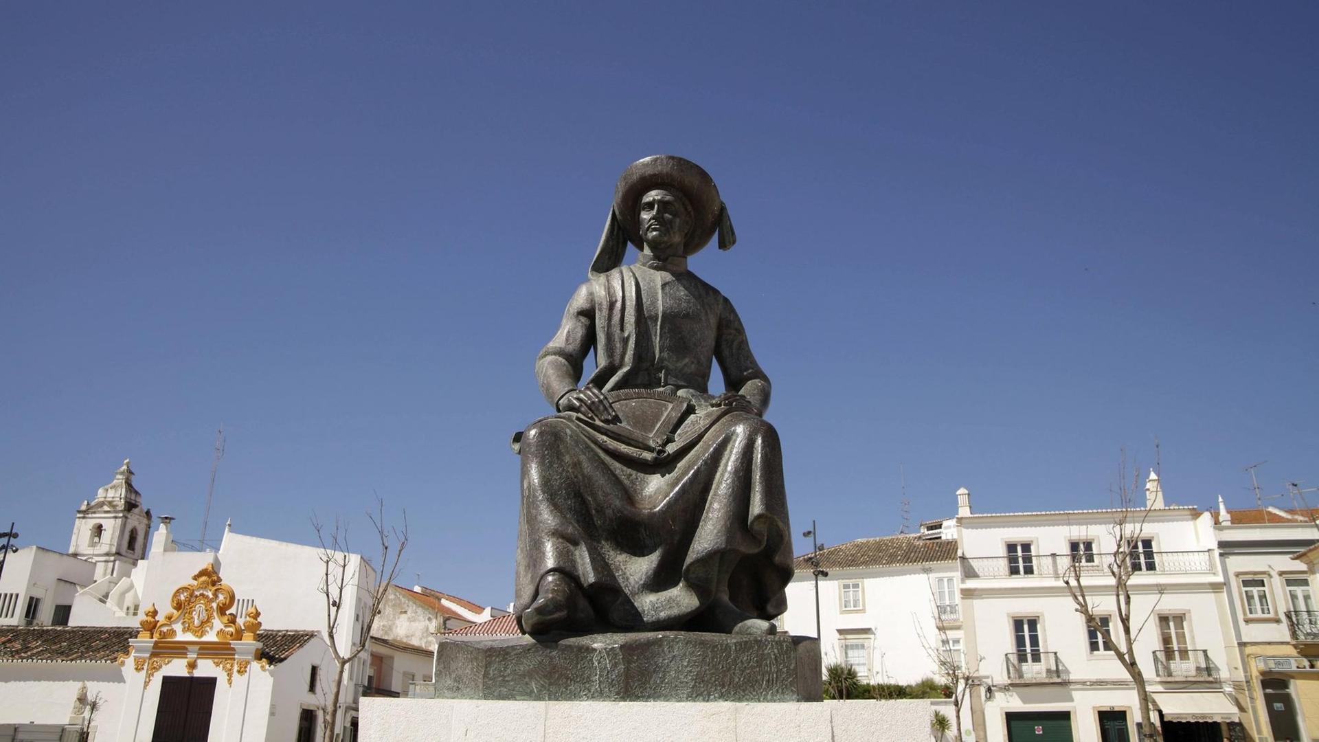Denkmal für "Heinrich den Seefahrer", Infante D. Henrique in Lagos in Portugal