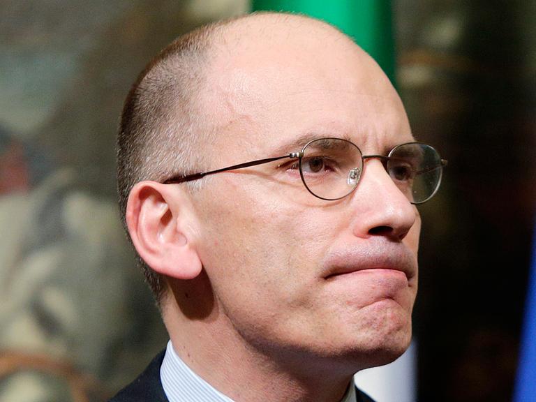 Regierungschef Enrico Letta will seinen Rücktritt einreichen