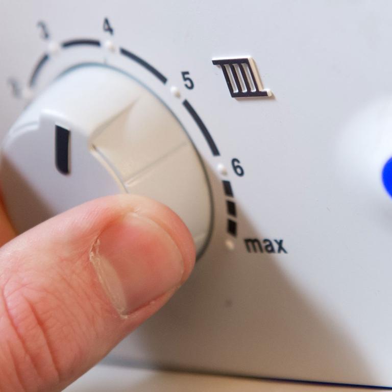 Gasheizung in einem Heizungskeller